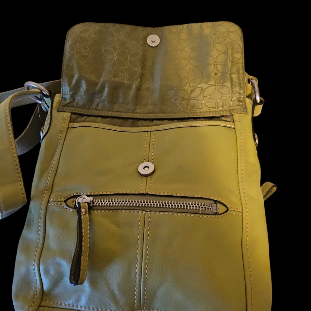 Fossil Leather crossbody bag